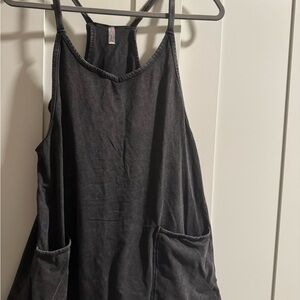 Free people hotshot mini dress black